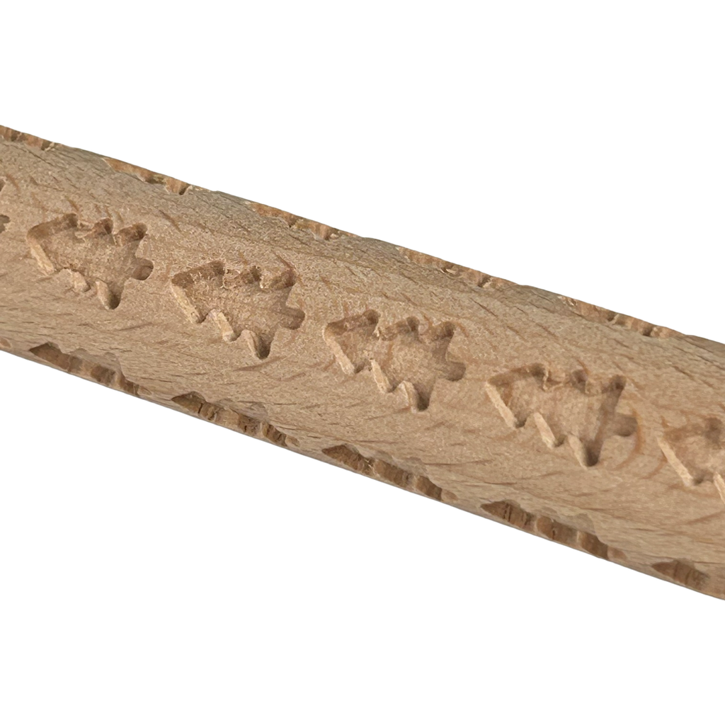 Roller de Madera con Textura Pinos 15cm